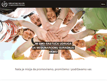 Tablet Screenshot of hrvatski-klub.org